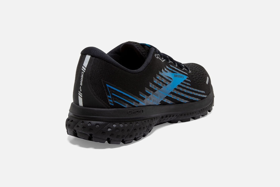 Ghost 13 GTX Road Brooks Running Shoes NZ Mens - Black/Blue - HFJLKQ-476